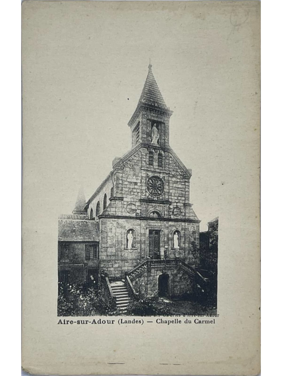 Recto de la carte postale