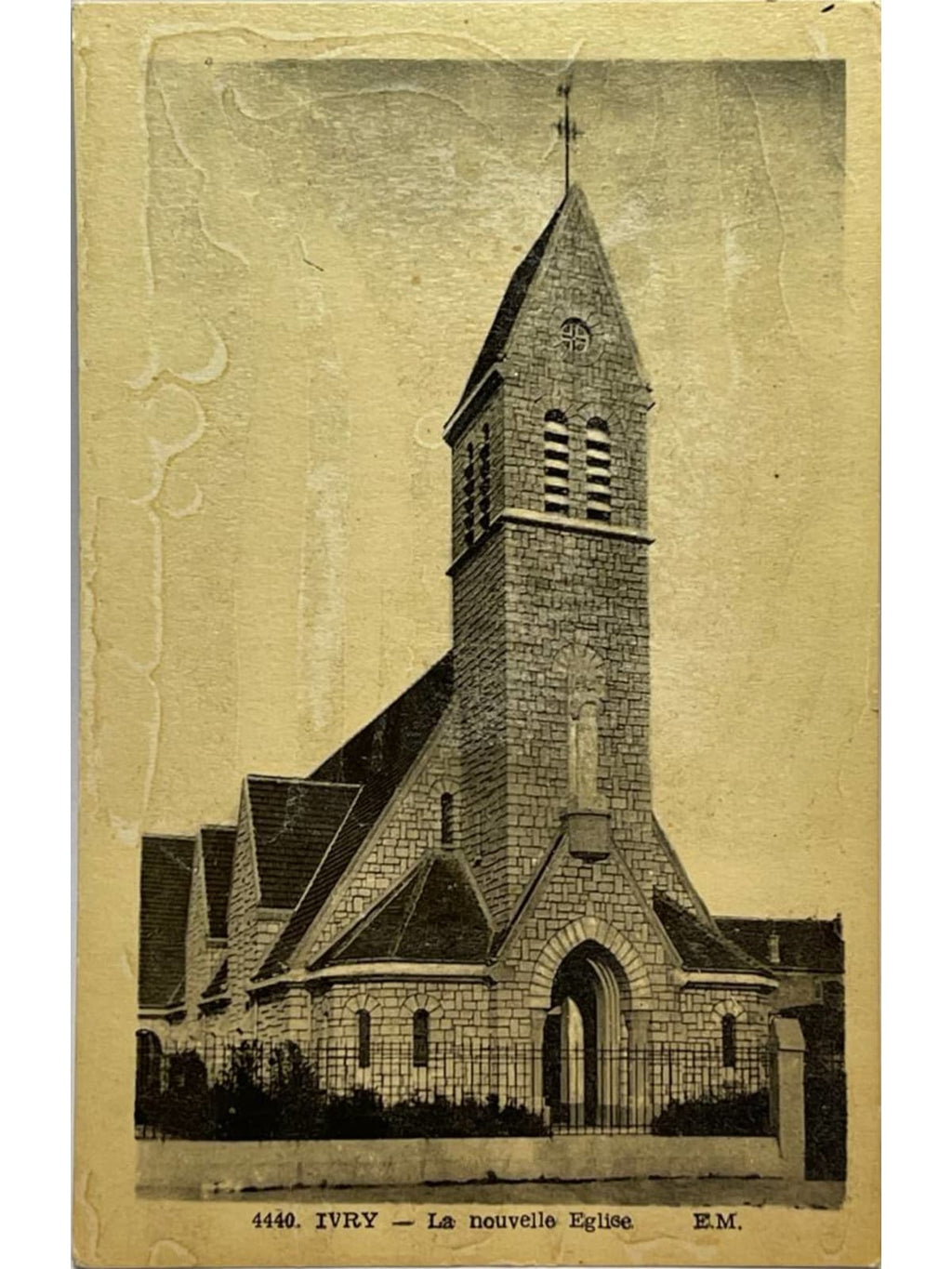 Recto de la carte postale