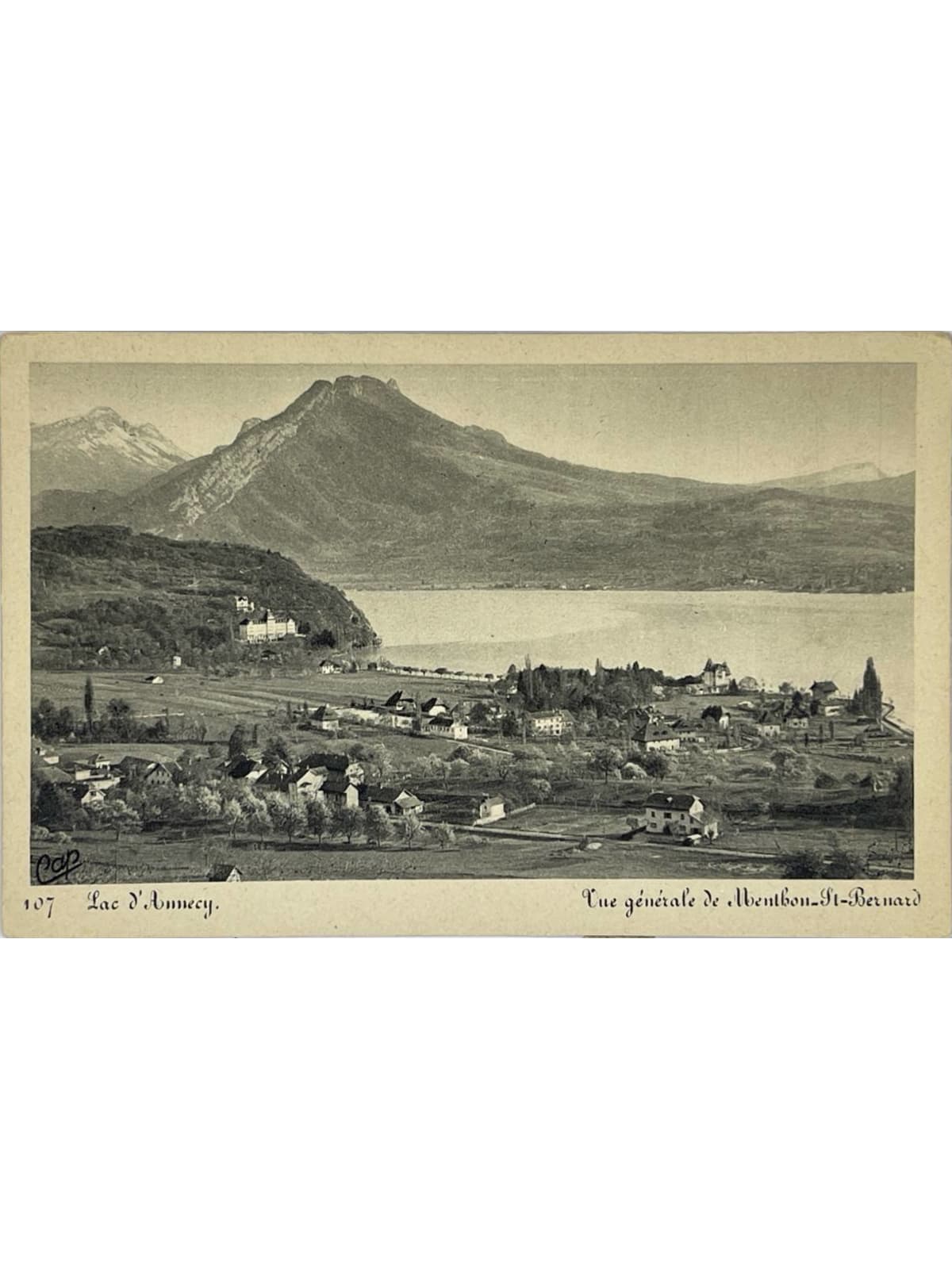 Recto de la carte postale