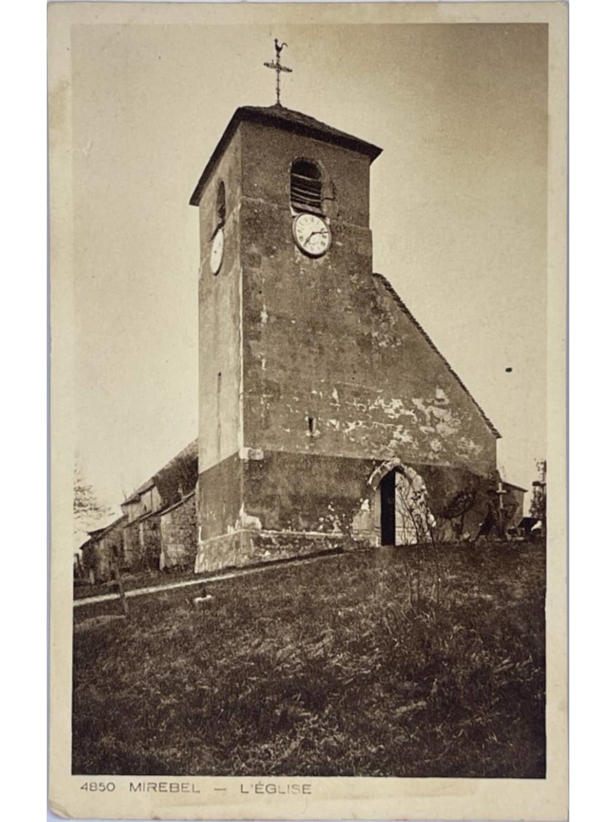 Recto de la carte postale