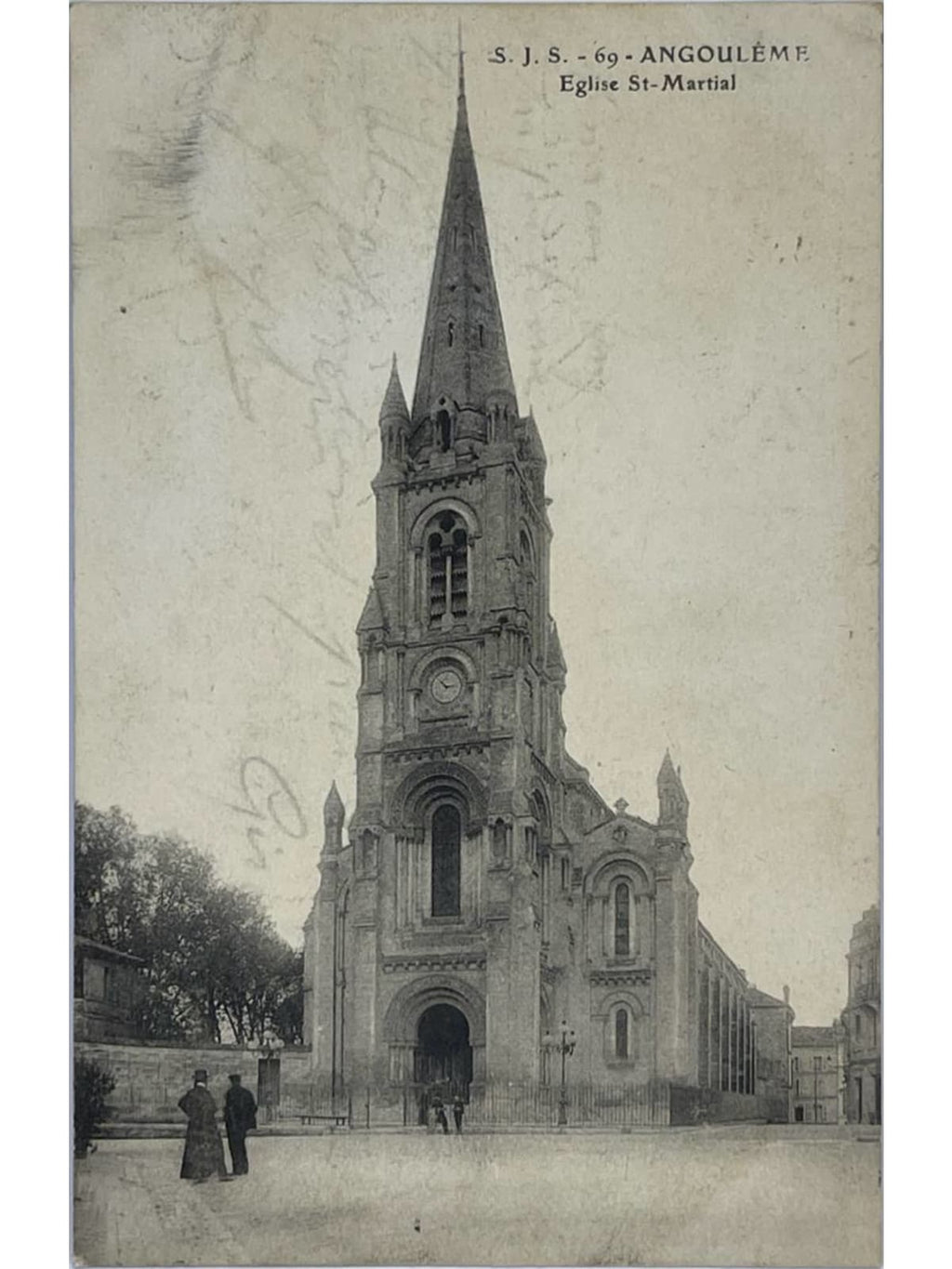 Recto de la carte postale