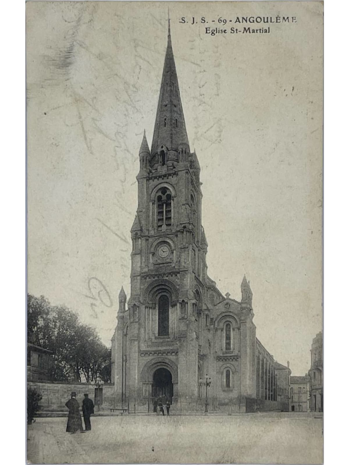 Recto de la carte postale