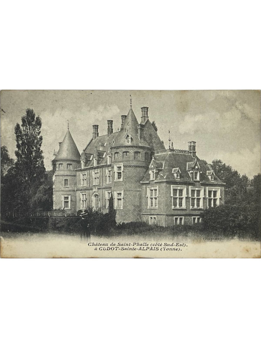 Recto de la carte postale