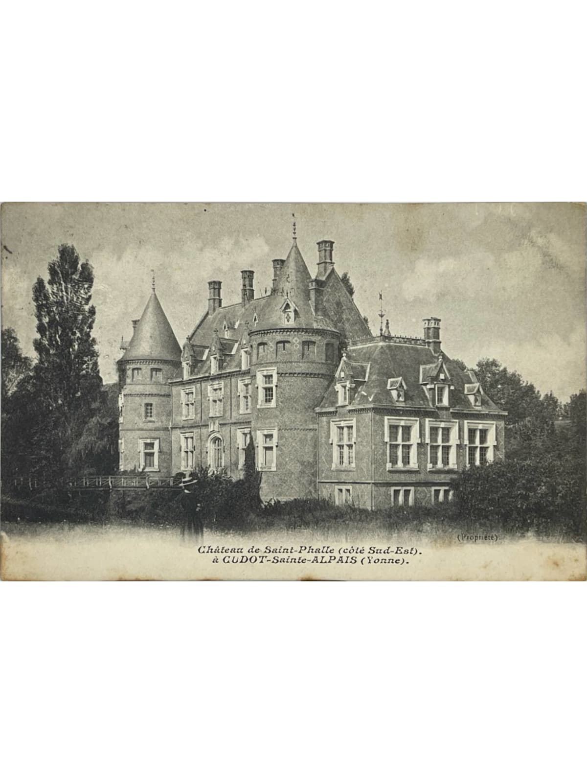 Recto de la carte postale