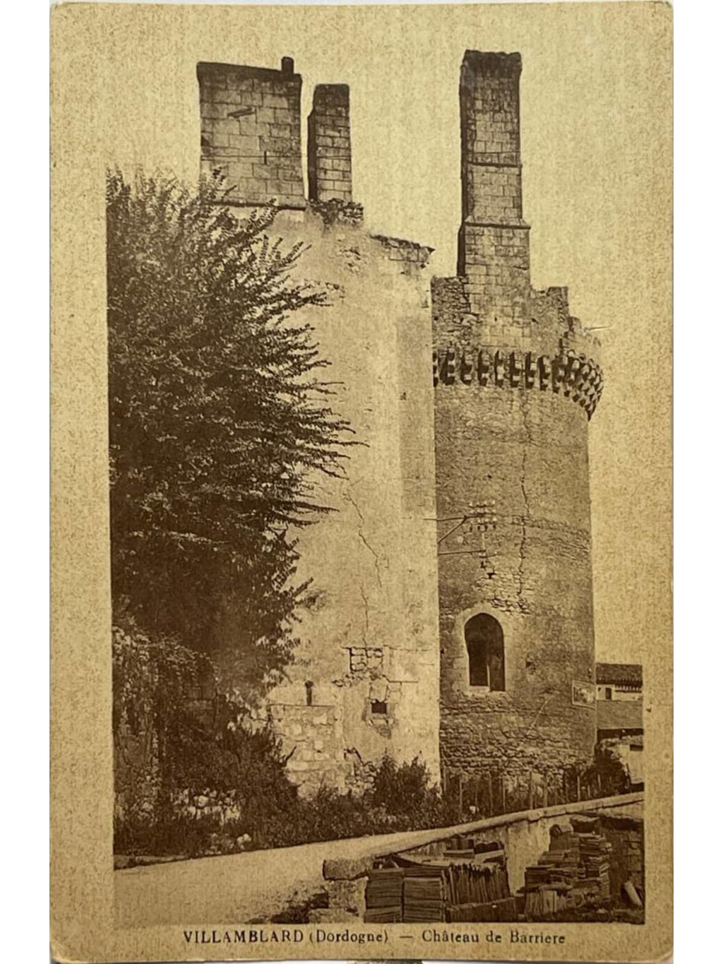 Recto de la carte postale