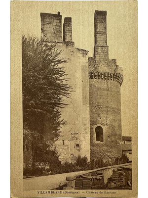 Villamblard – Château de Barrière – Dordogne – CPA Combier