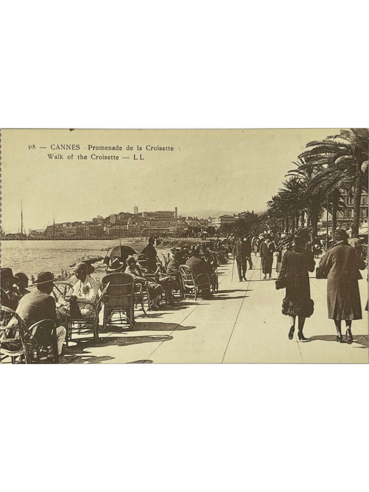 Recto de la carte postale