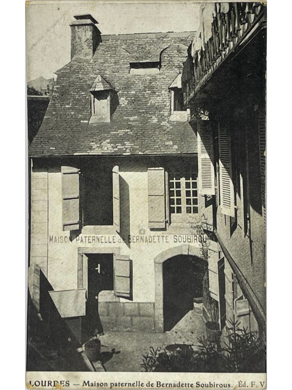 Recto de la carte postale