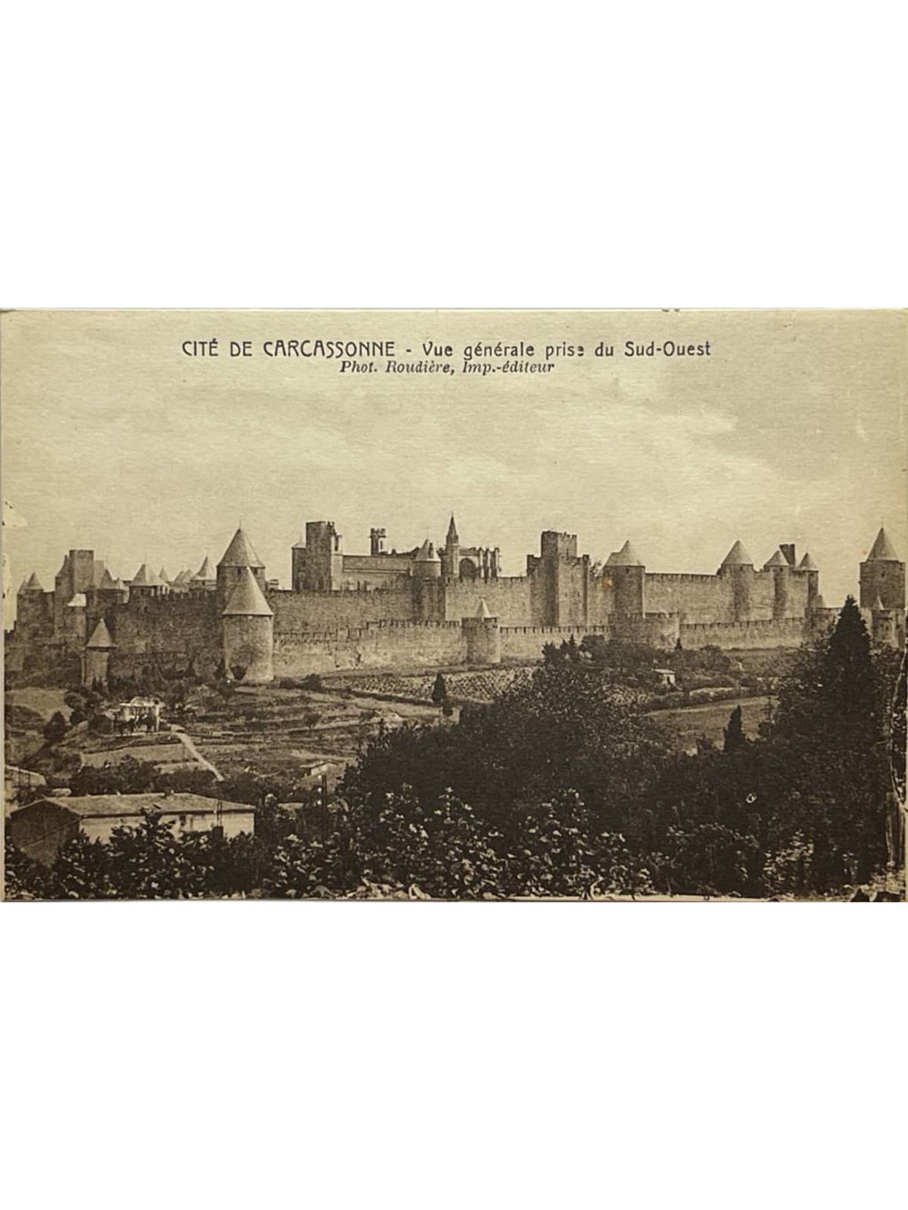 Recto de la carte postale