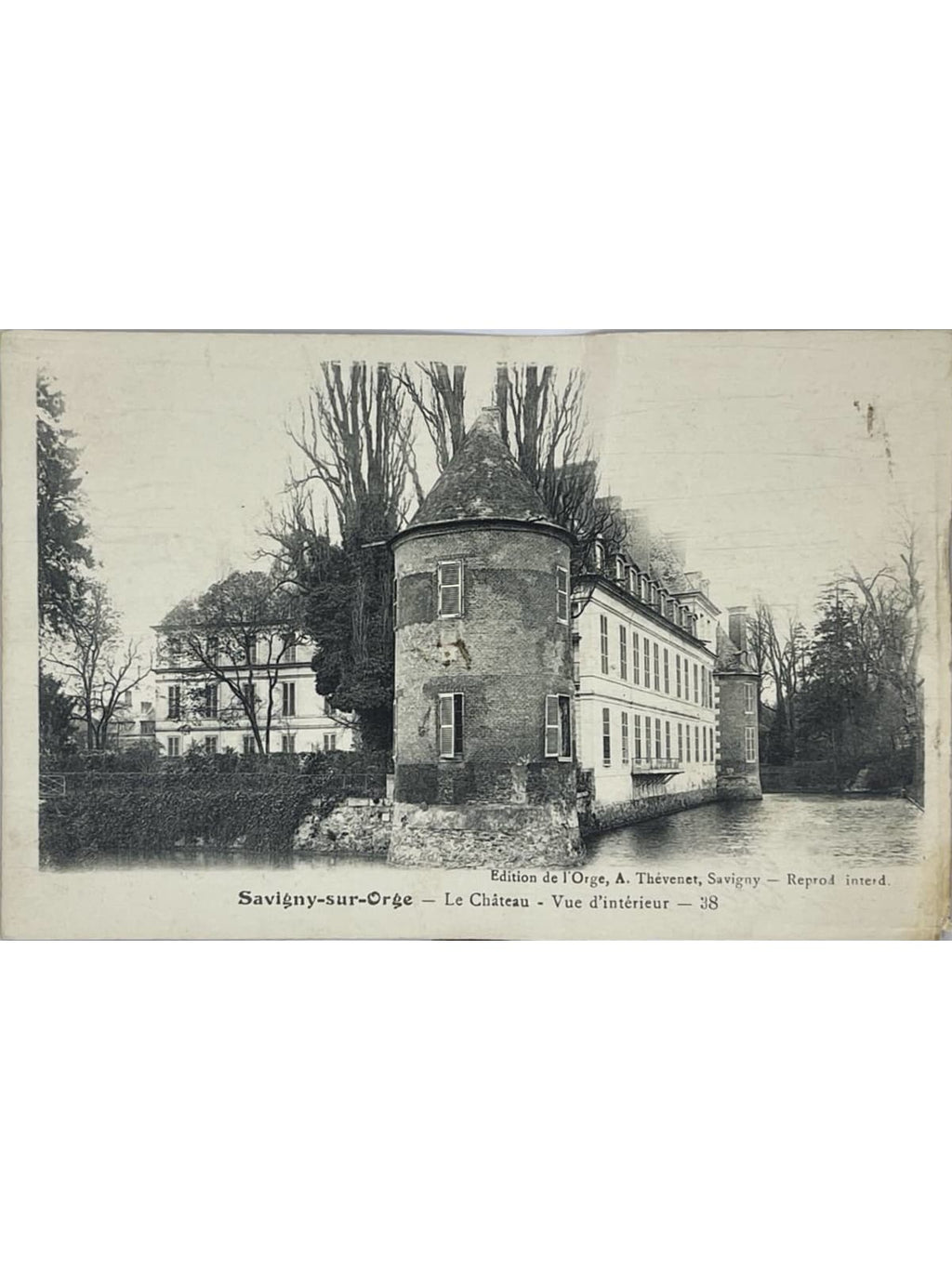 Recto de la carte postale