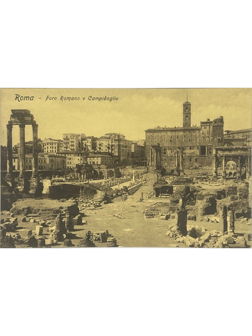 Recto de la carte postale