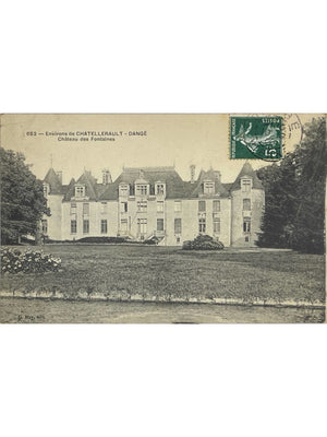 Dangé-Saint-Romain – Château des Fontaines – CPA n° 652