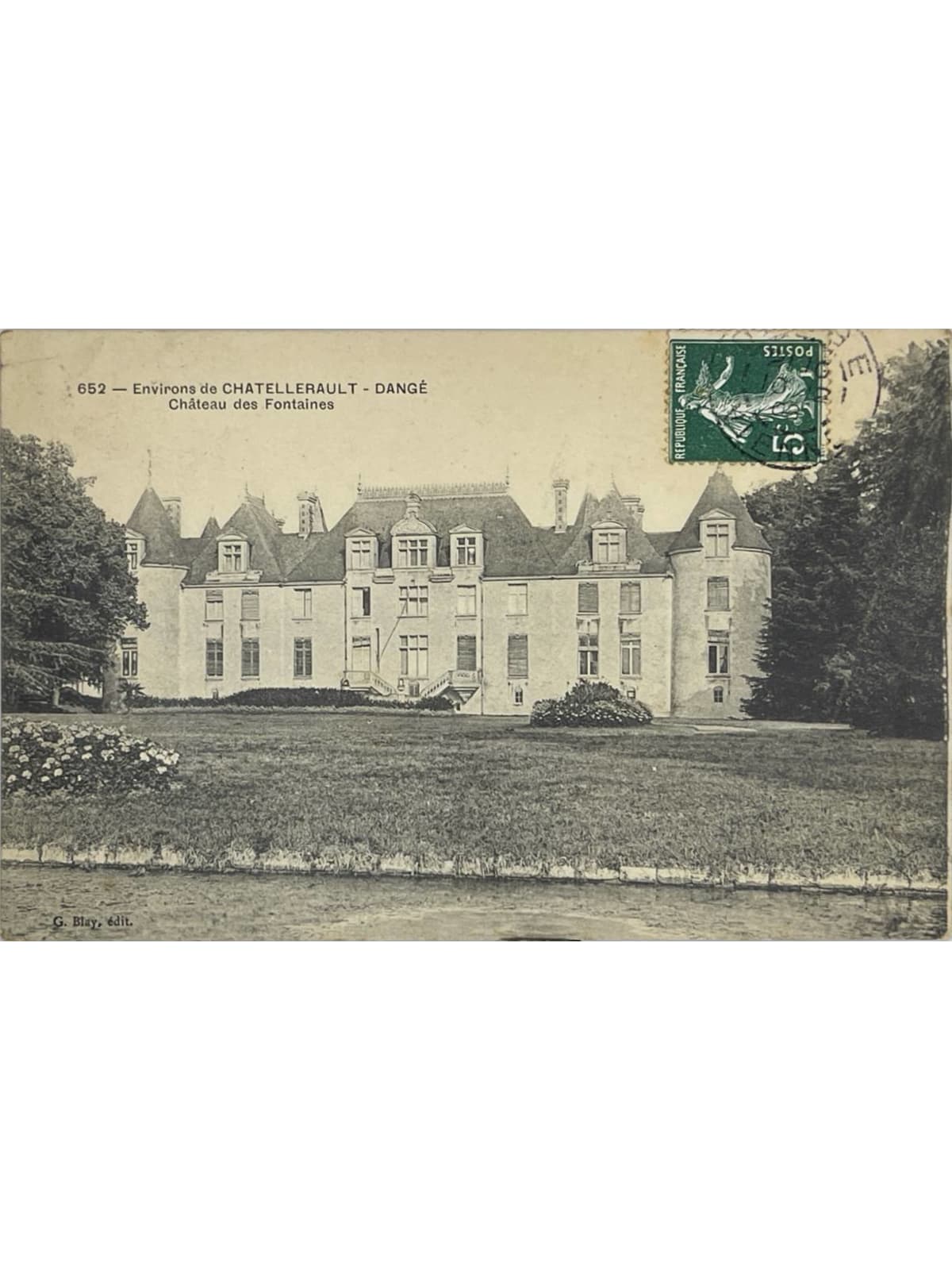 Recto de la carte postale