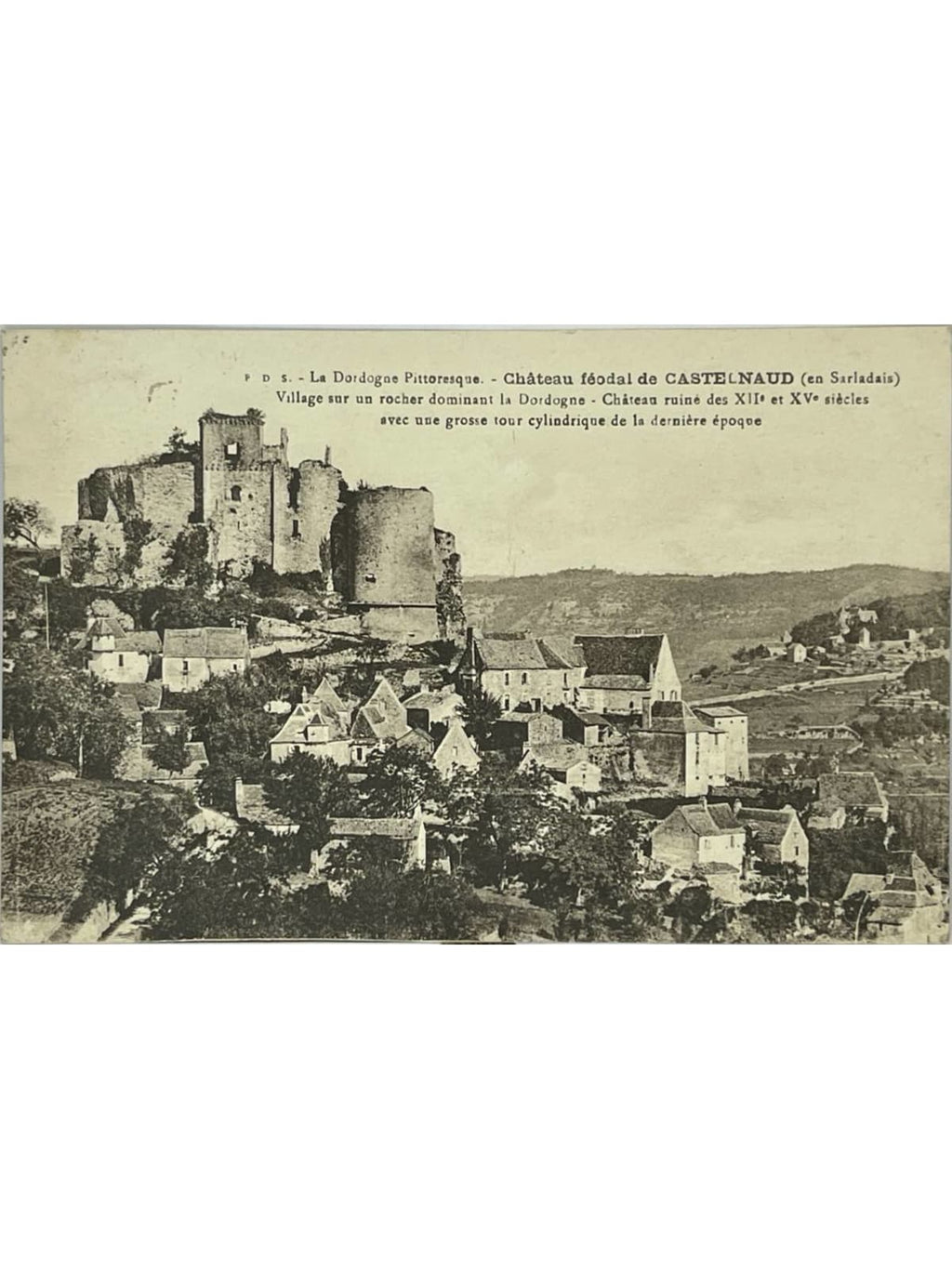 Recto de la carte postale