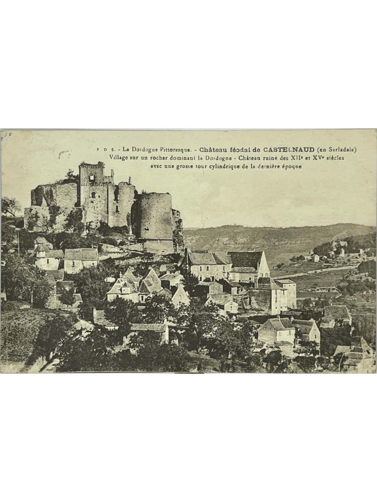 Recto de la carte postale