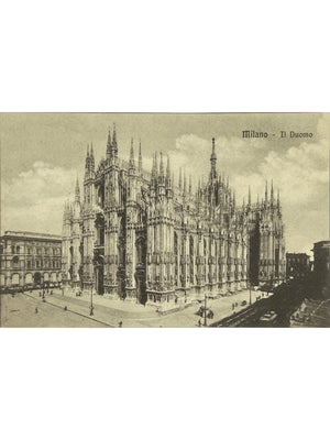 Milan – Le Duomo, cathédrale – CPA G. Modiano n° 9768