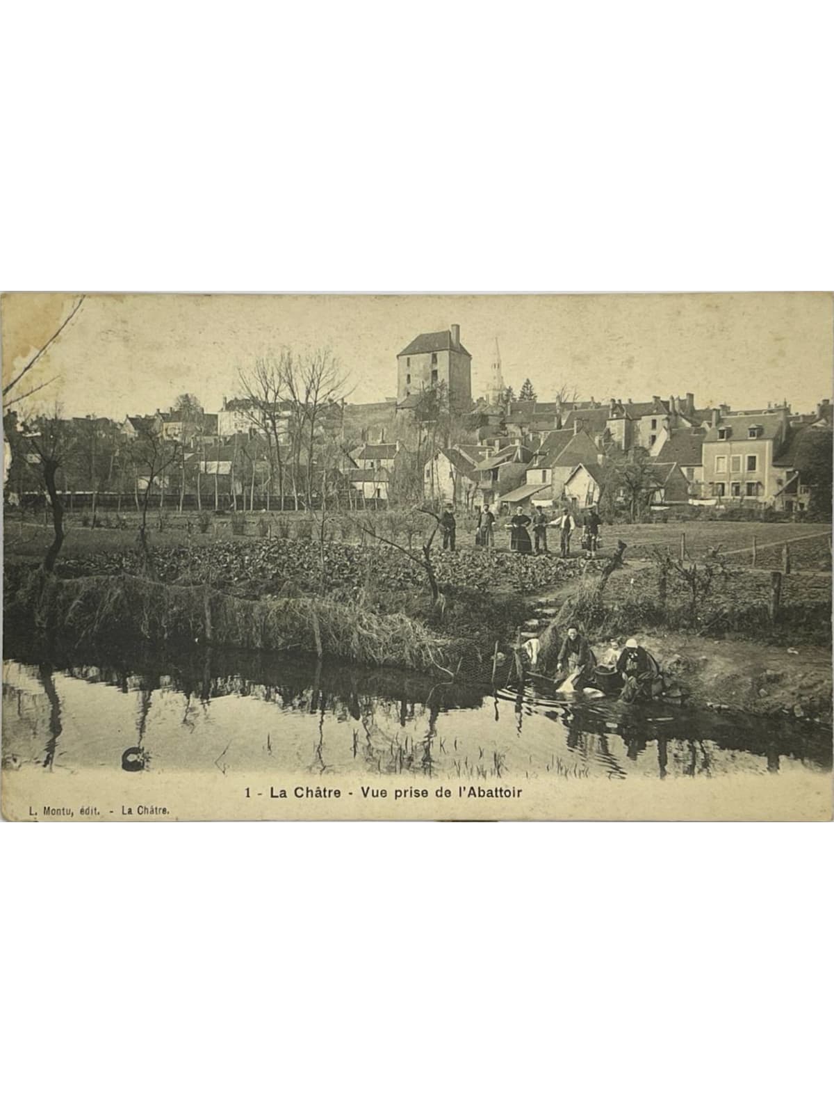 Recto de la carte postale