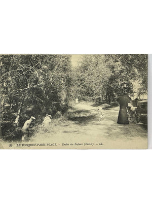 Le Touquet-Paris-Plage – Enclos des Enfants, entrée – CPA n° 35