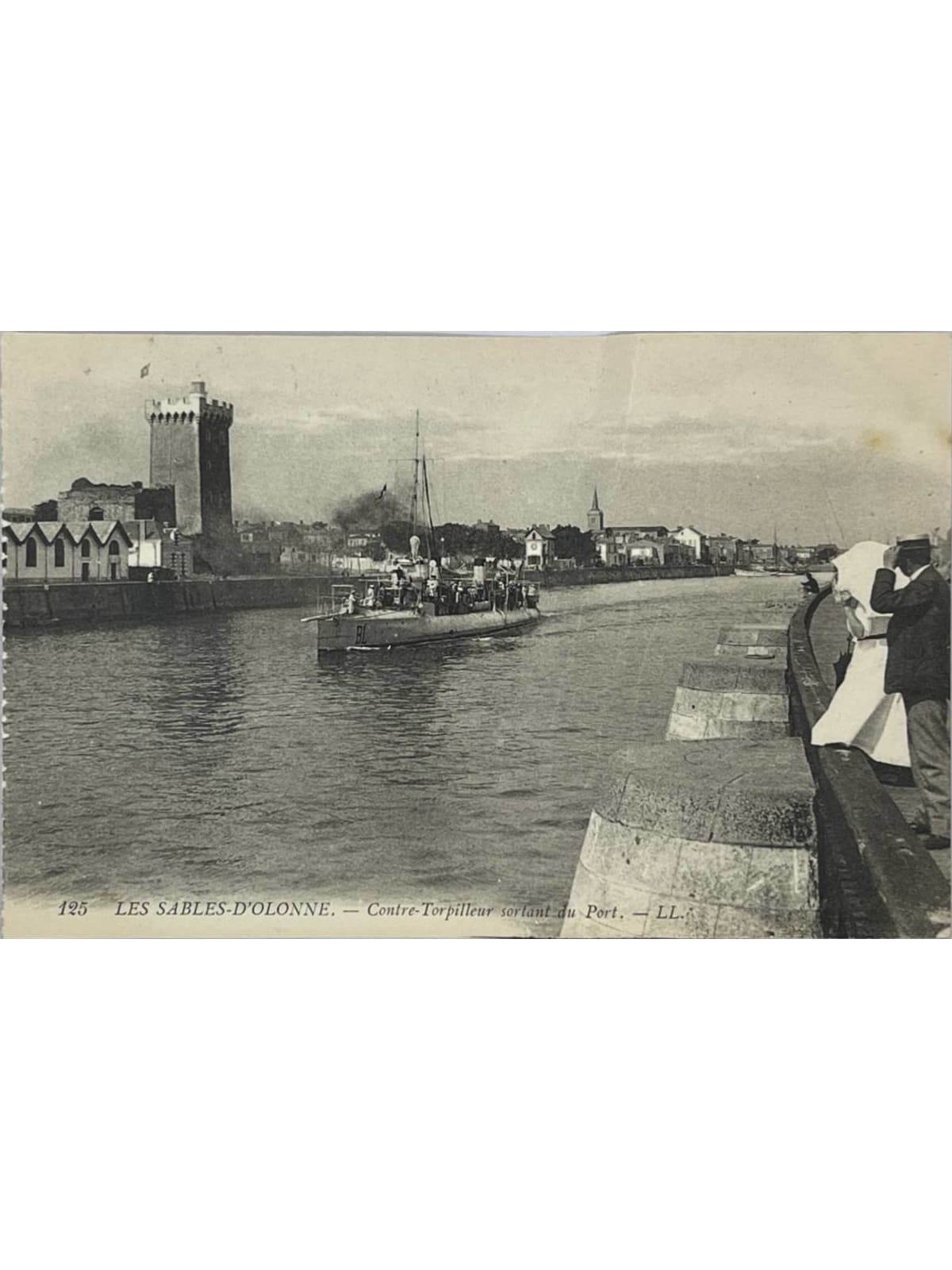 Recto de la carte postale
