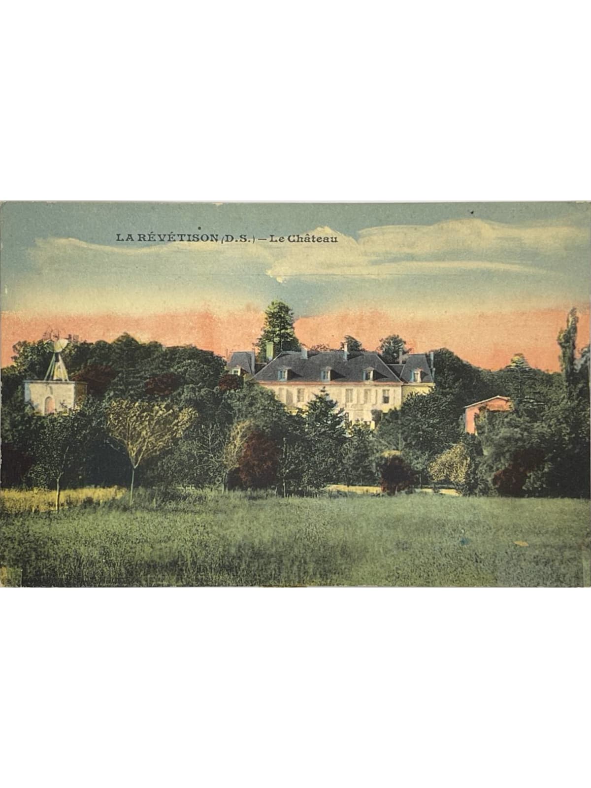 Recto de la carte postale