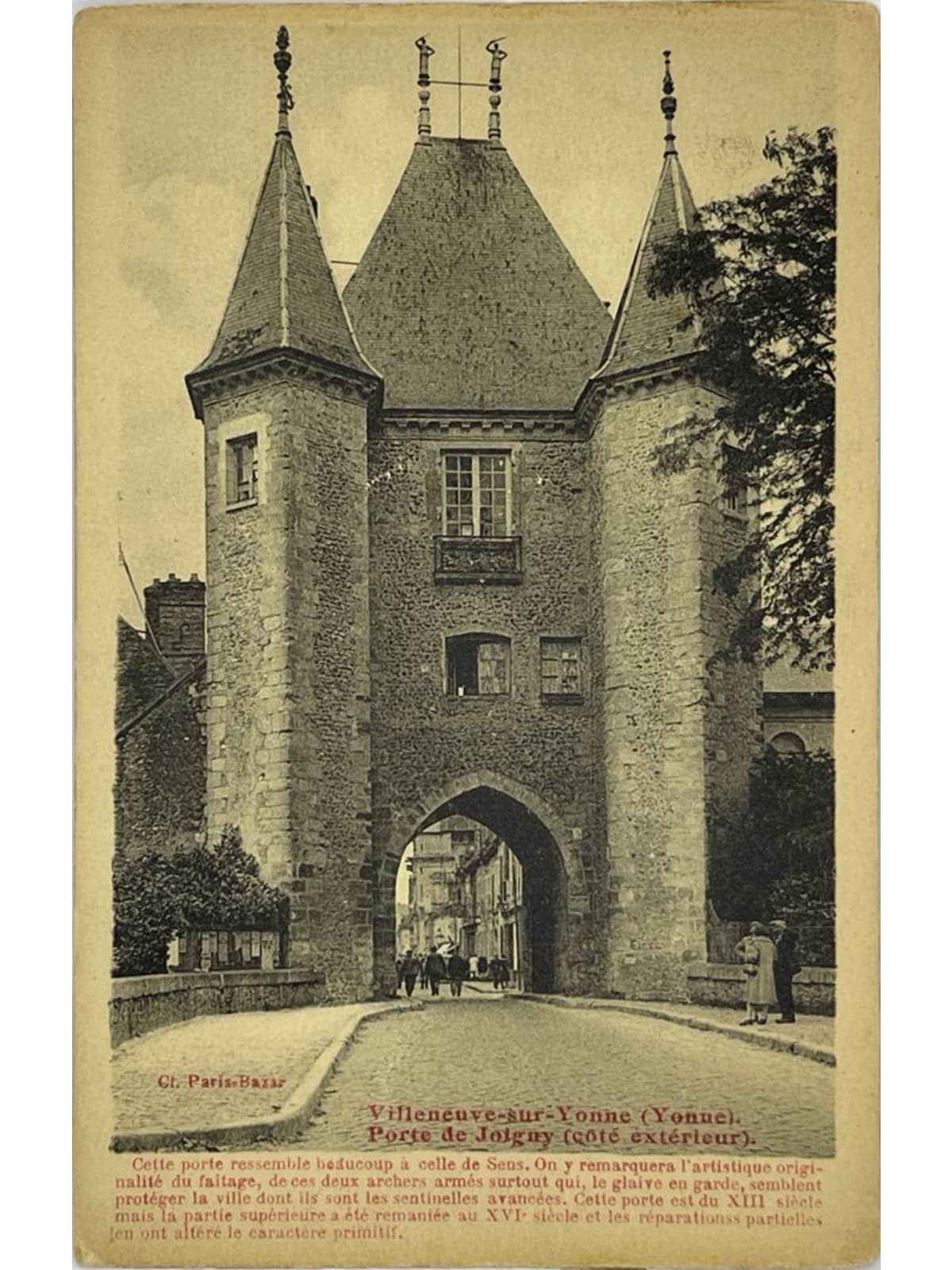 Recto de la carte postale