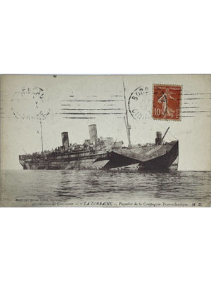 Paquebot La Lorraine – Compagnie Transatlantique – CPA n° 27