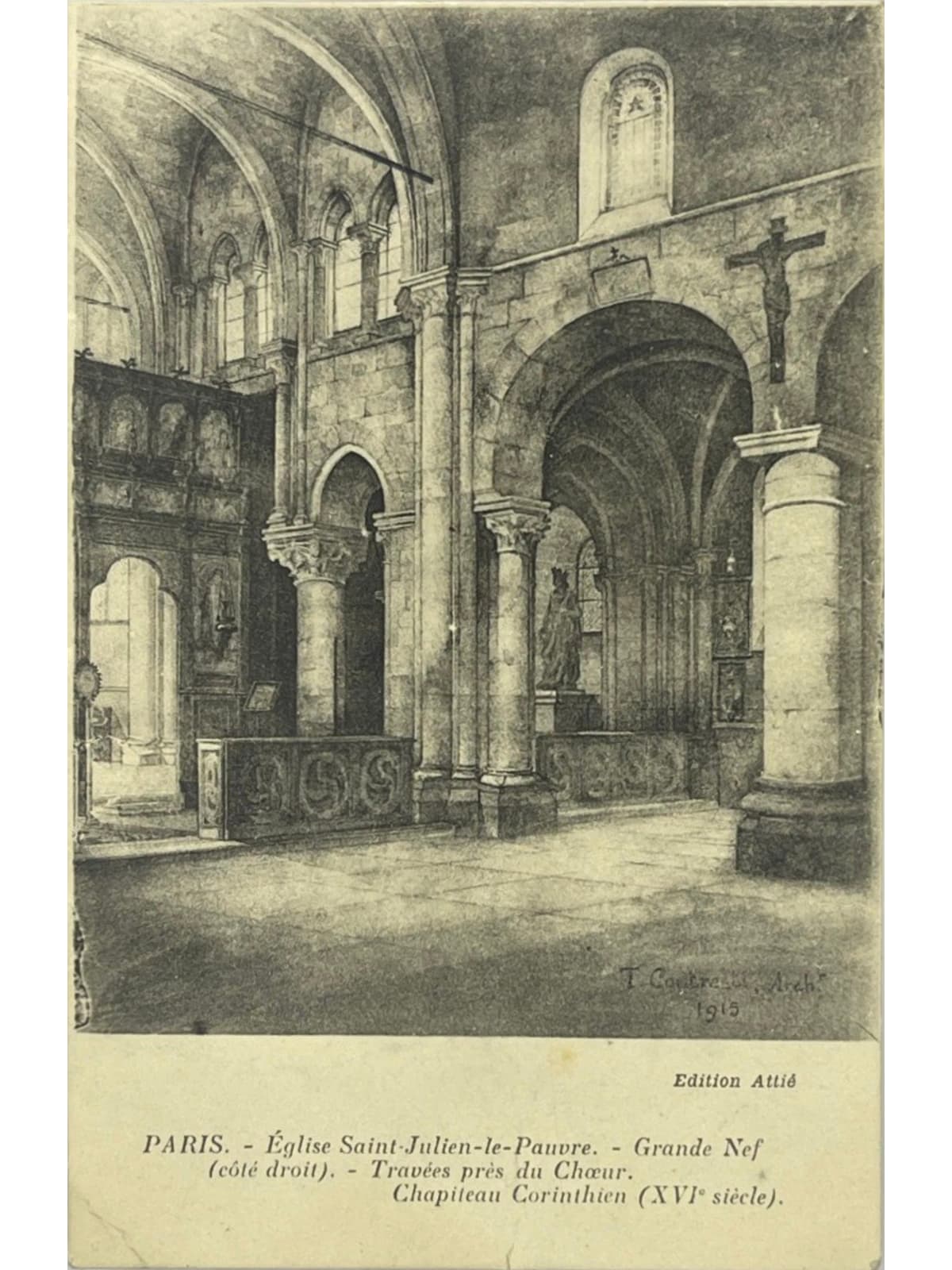 Recto de la carte postale