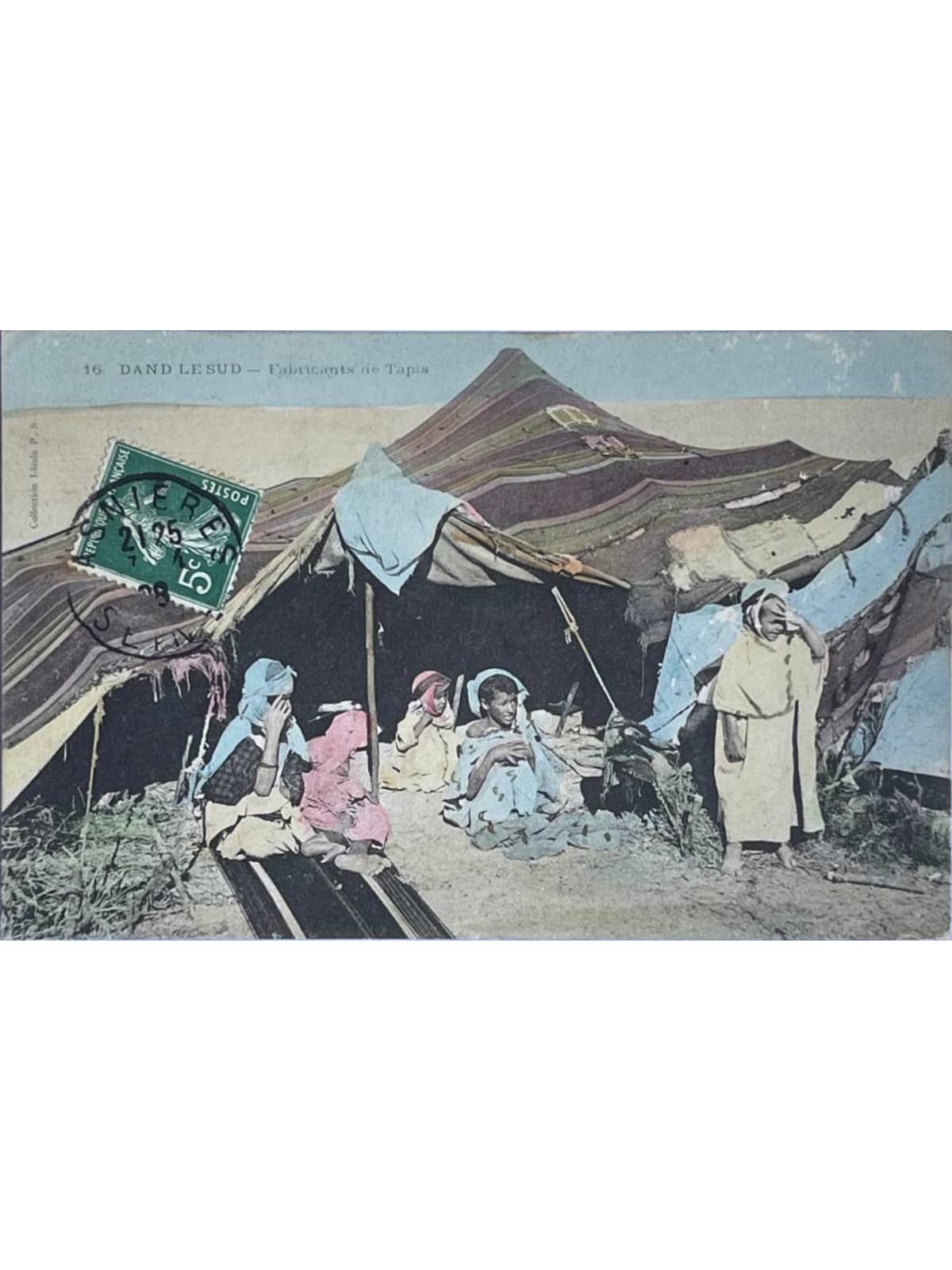 Recto de la carte postale
