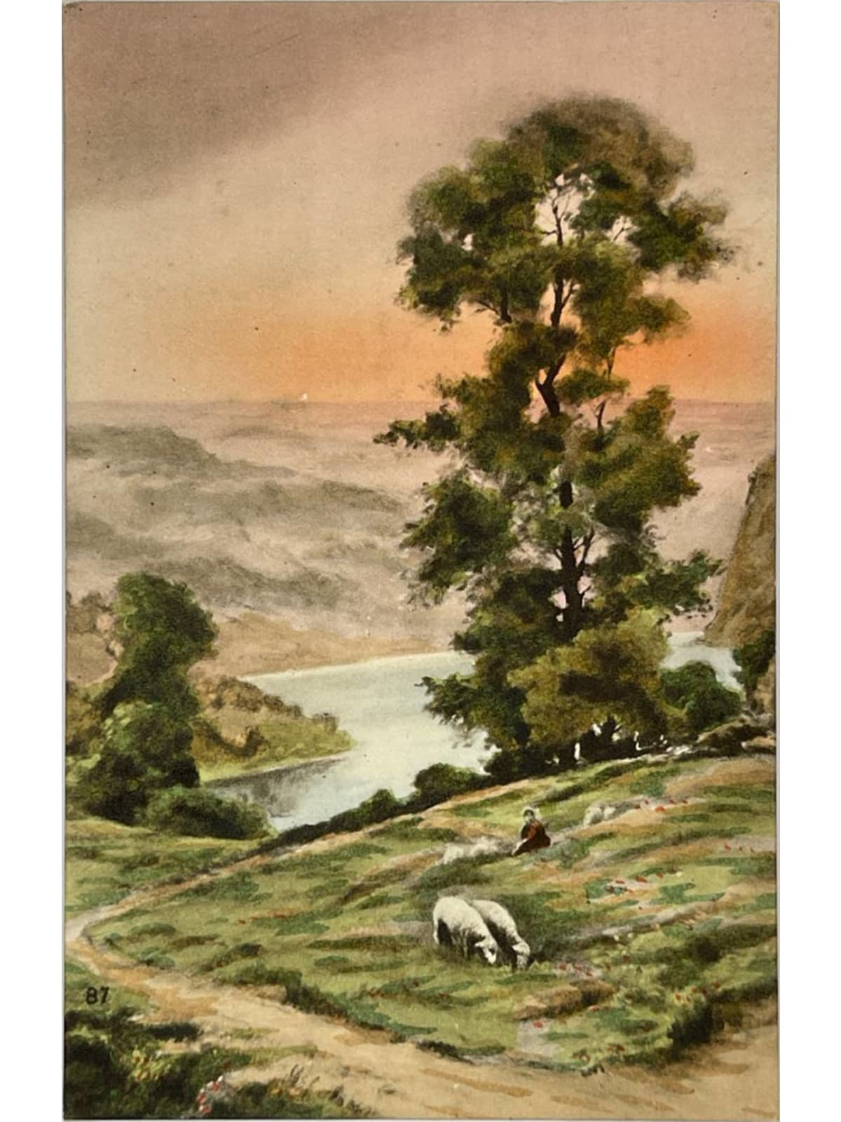 Recto de la carte postale