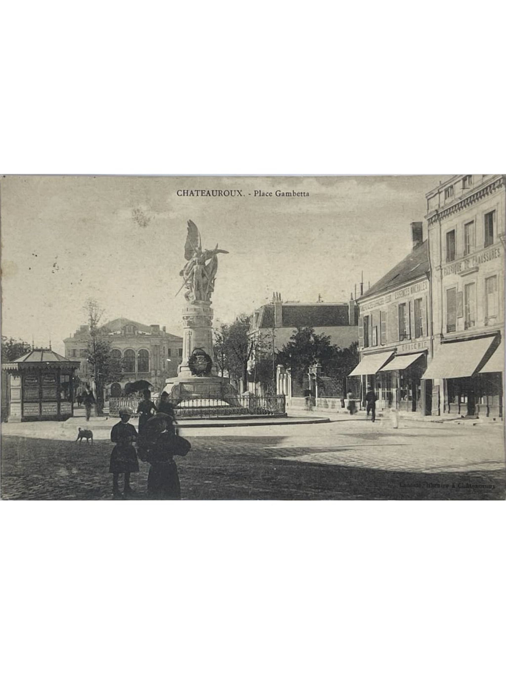 Recto de la carte postale