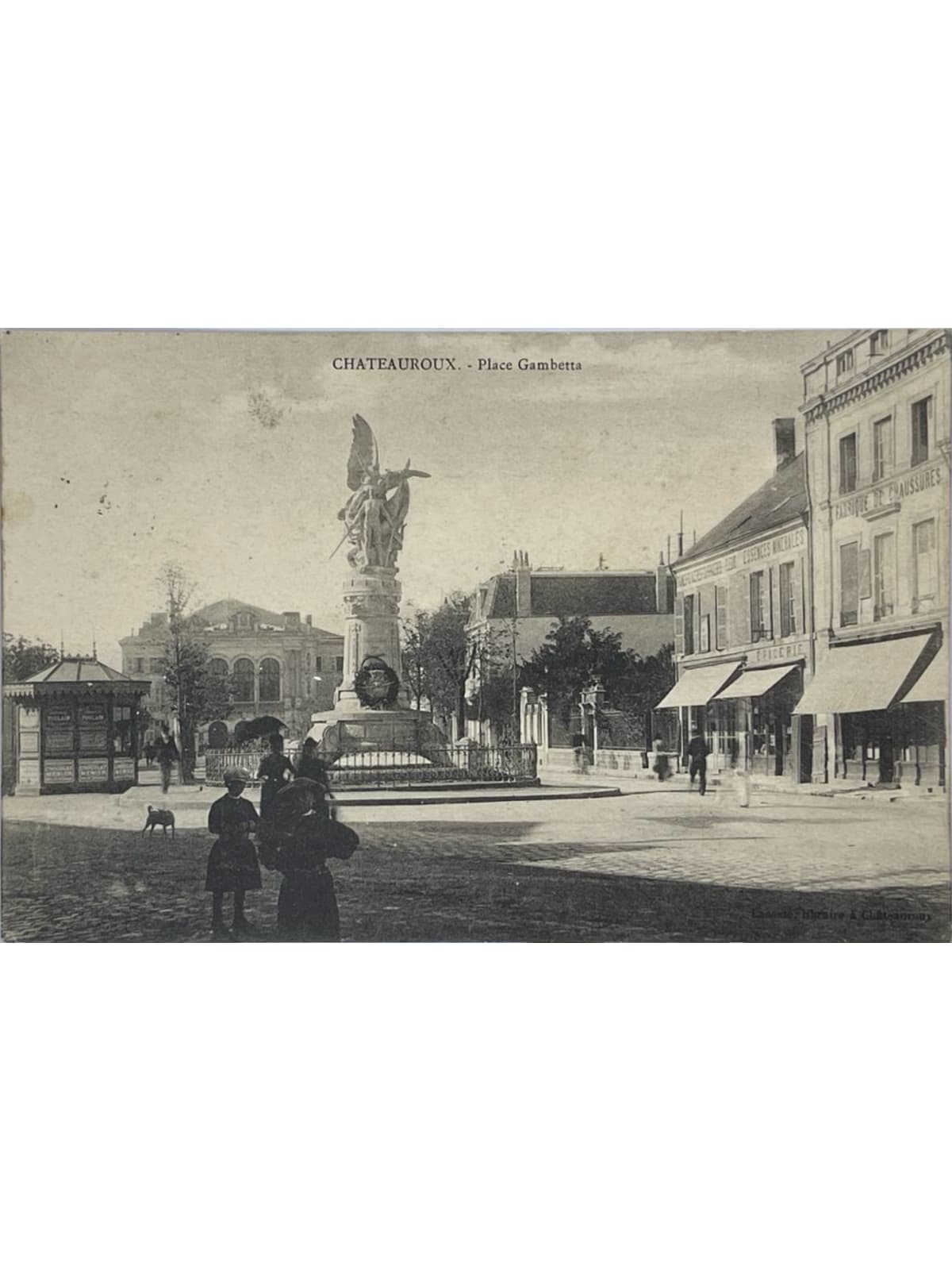 Recto de la carte postale