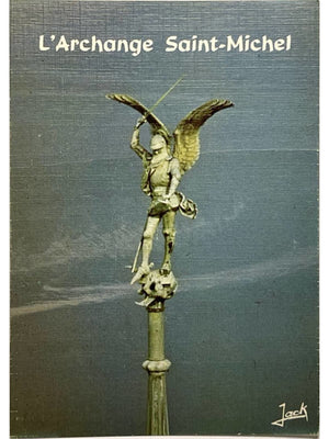 Carte postale – Le Mont-Saint-Michel – Statue de l'archange Saint-Michel – Éditions Jack n° 2534