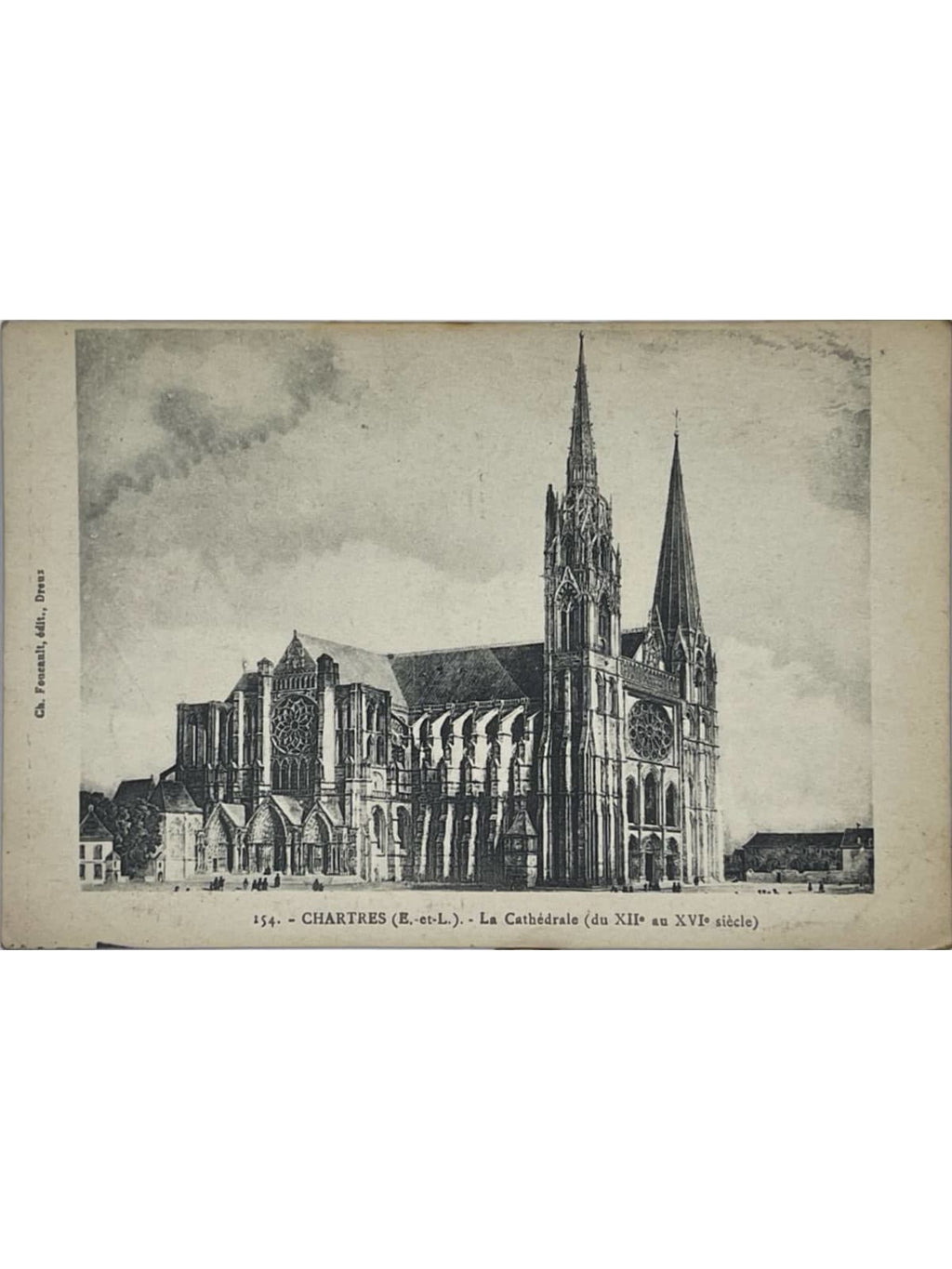 Recto de la carte postale