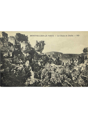 Montpellier-le-Vieux – La Chaise du Diable – Aveyron – CPA Neurdein