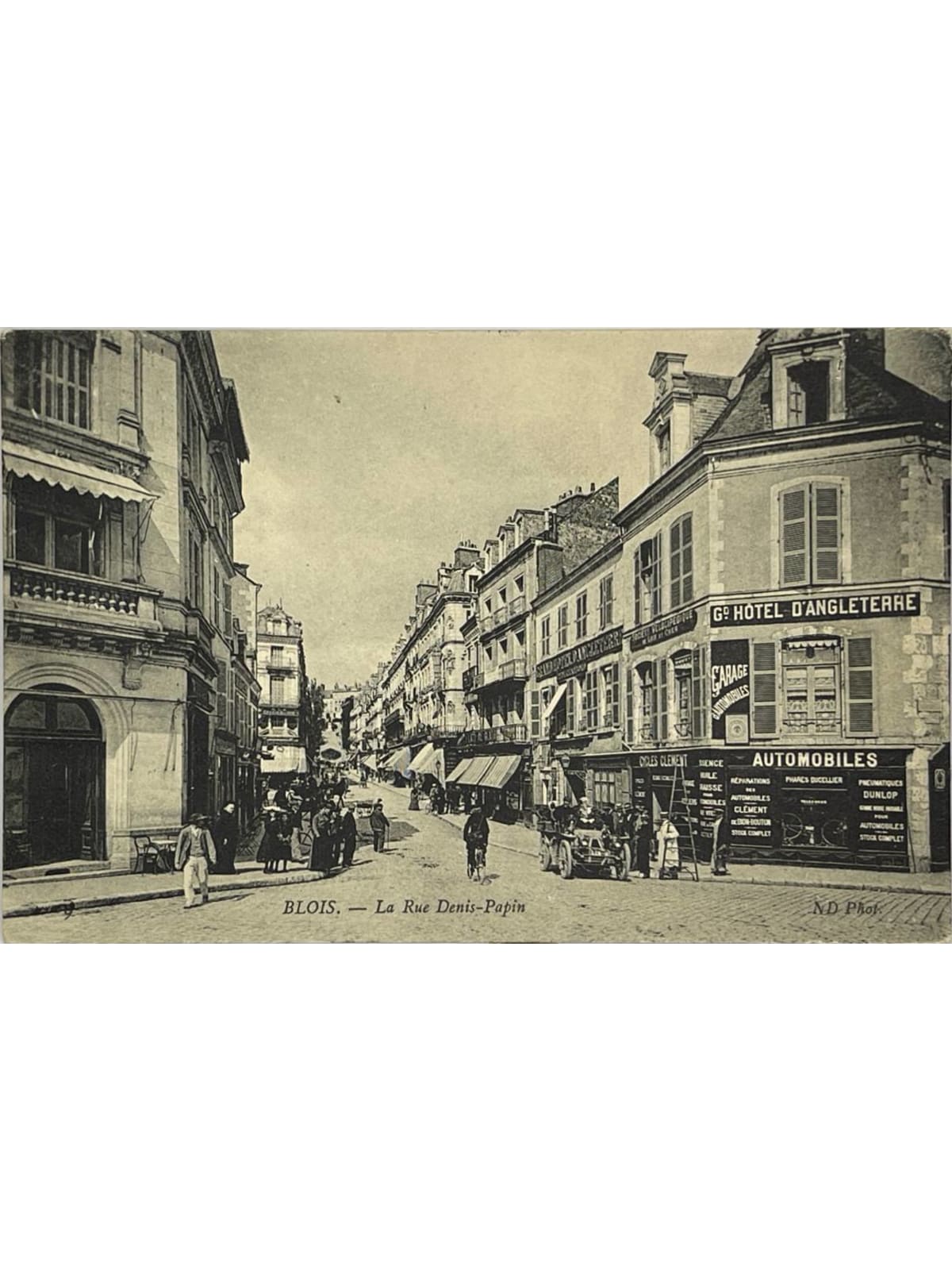 Recto de la carte postale