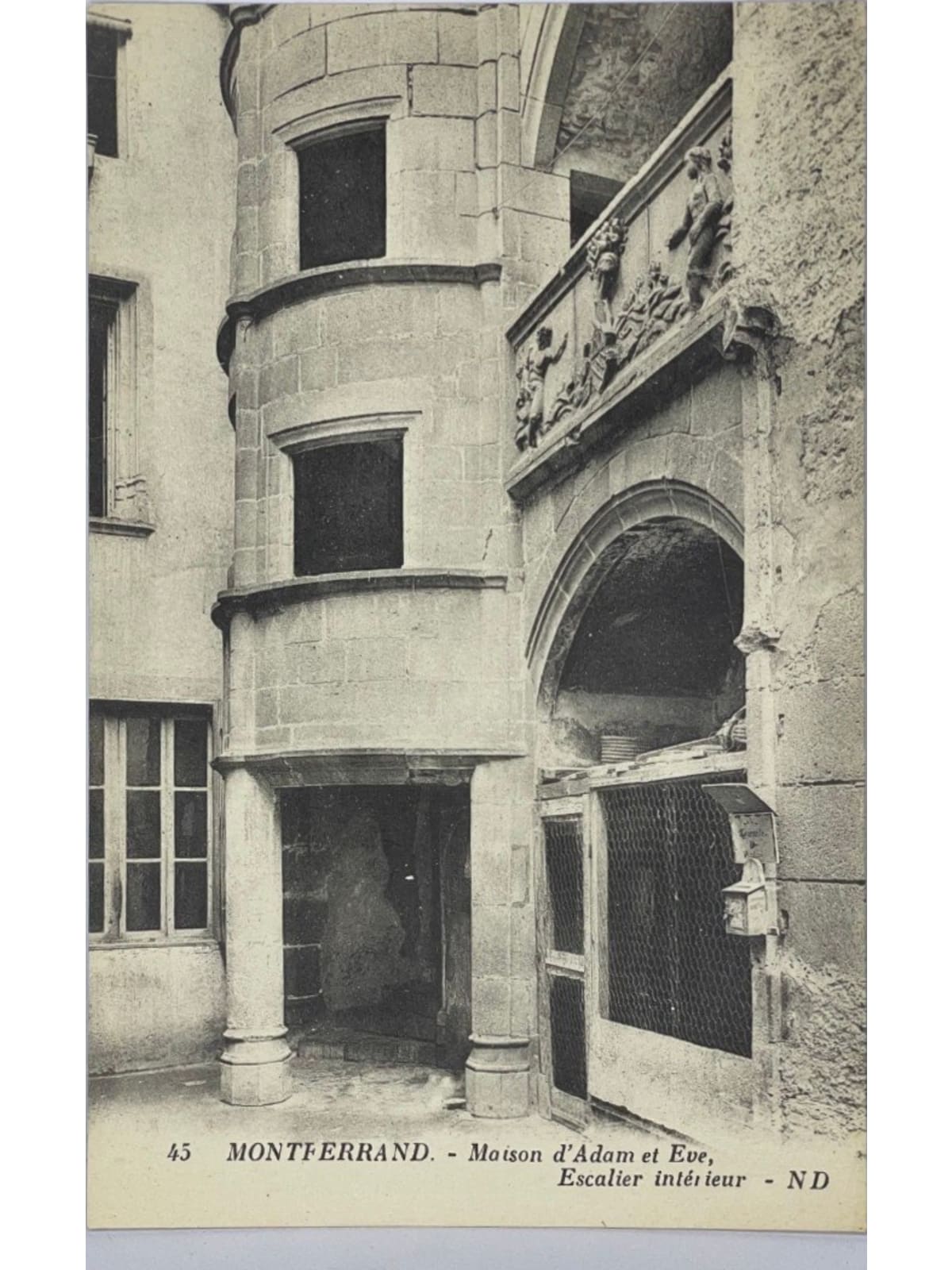 Recto de la carte postale
