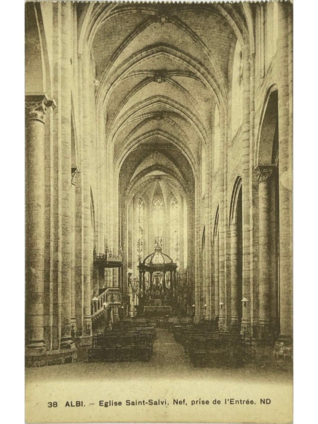 Recto de la carte postale