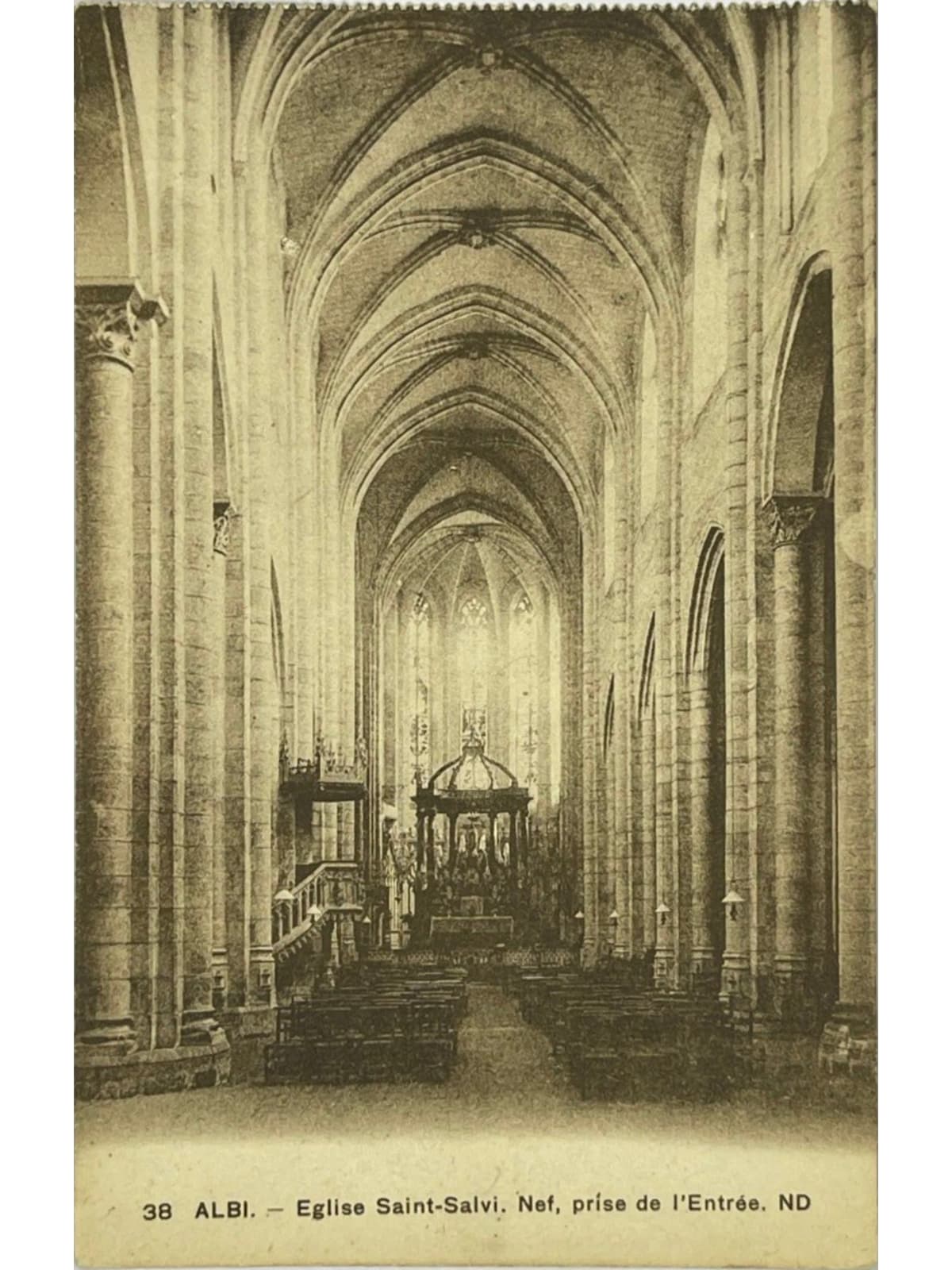 Recto de la carte postale