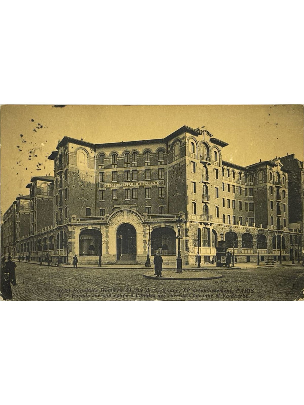 Recto de la carte postale