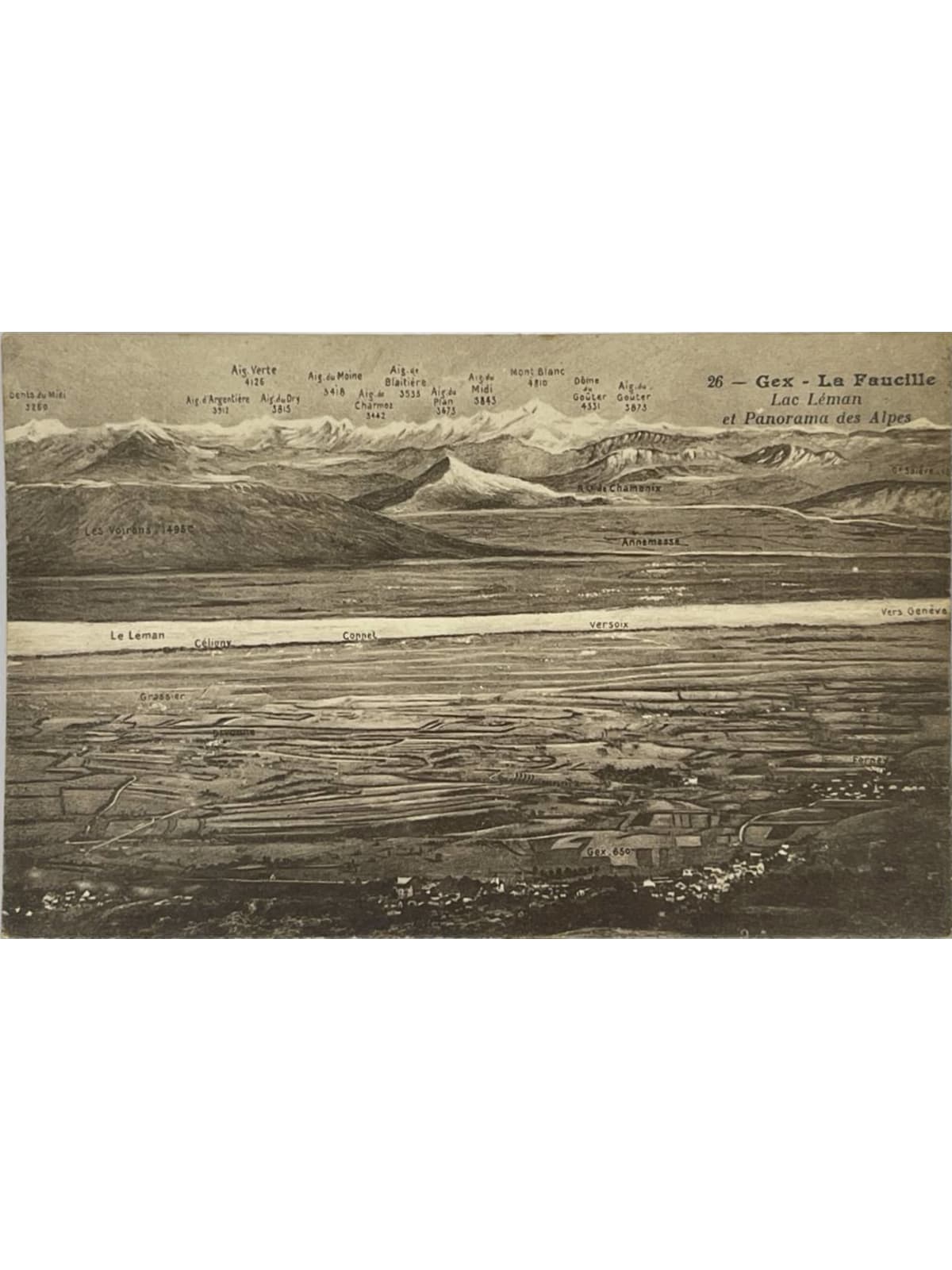 Recto de la carte postale