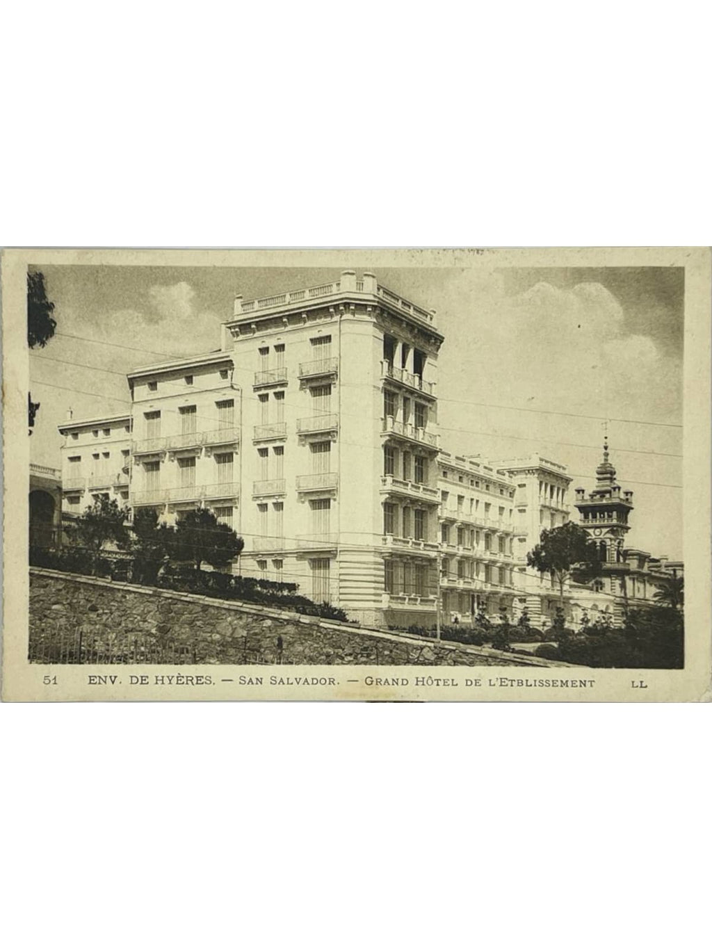 Recto de la carte postale