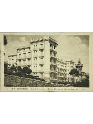 Hyères – San Salvadour, Grand Hôtel de l’établissement – CPA n°51 LL