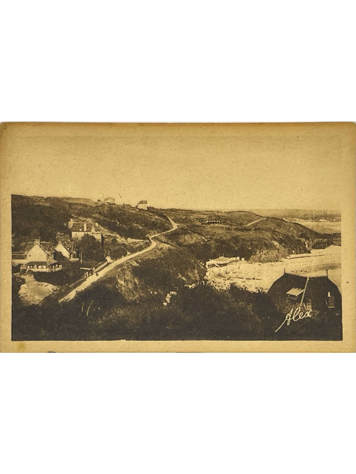 Recto de la carte postale