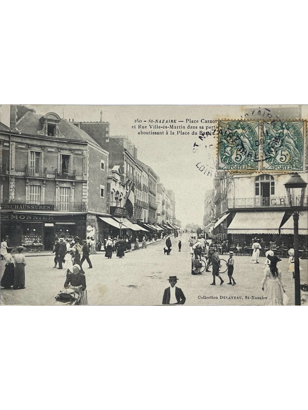 Recto de la carte postale