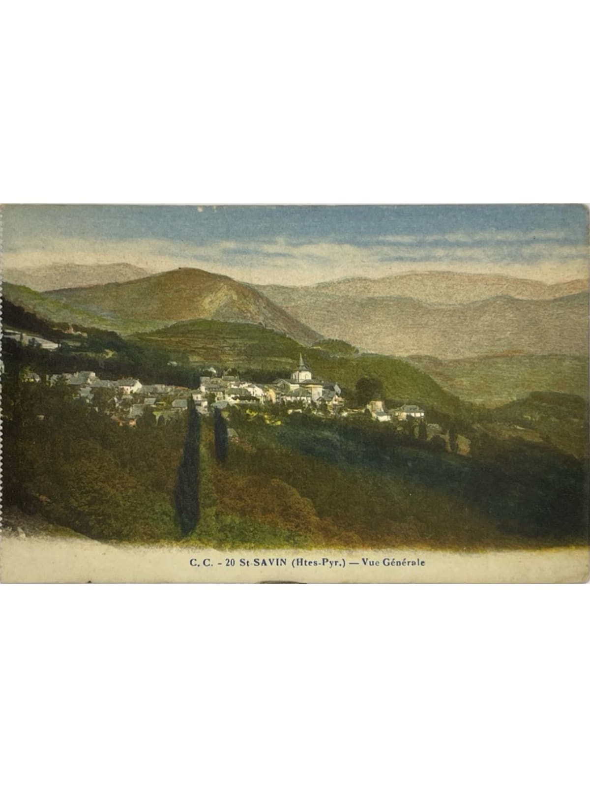 Recto de la carte postale