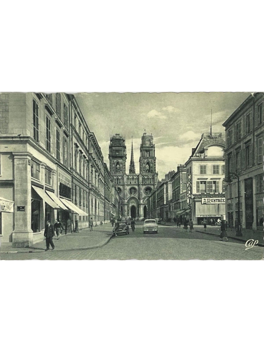 Recto de la carte postale