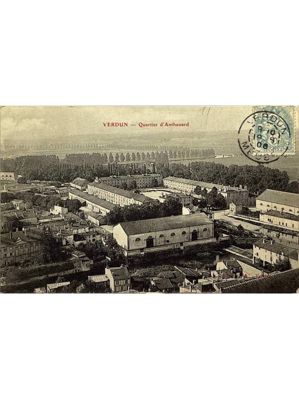 Recto de la carte postale