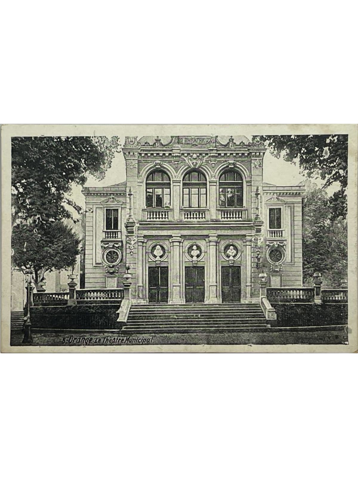 Recto de la carte postale