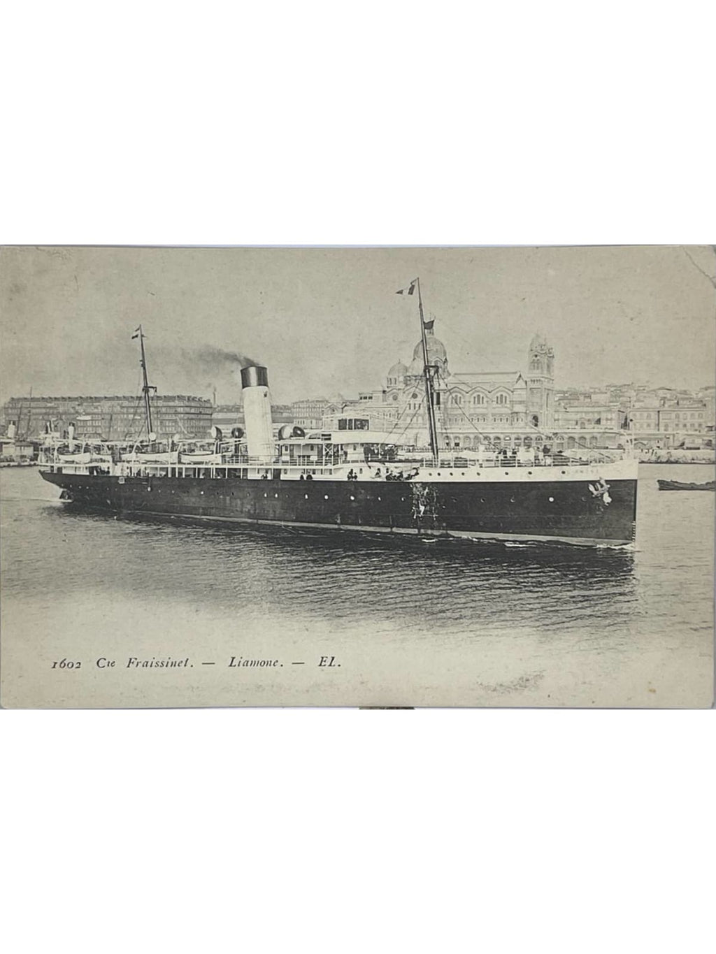Recto de la carte postale