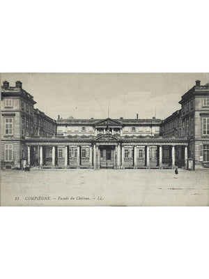 Compiègne – Façade du château – Carte postale ancienne LL n°11